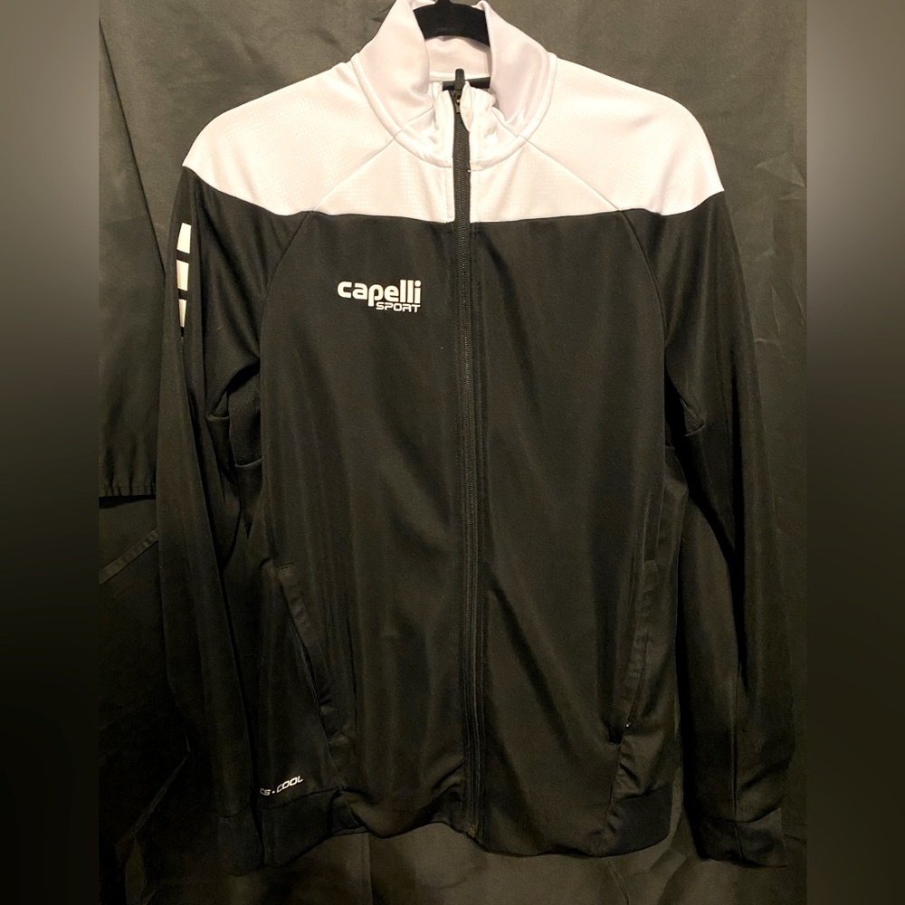 Capelli black/white Adult Small Jacket, Unisex.